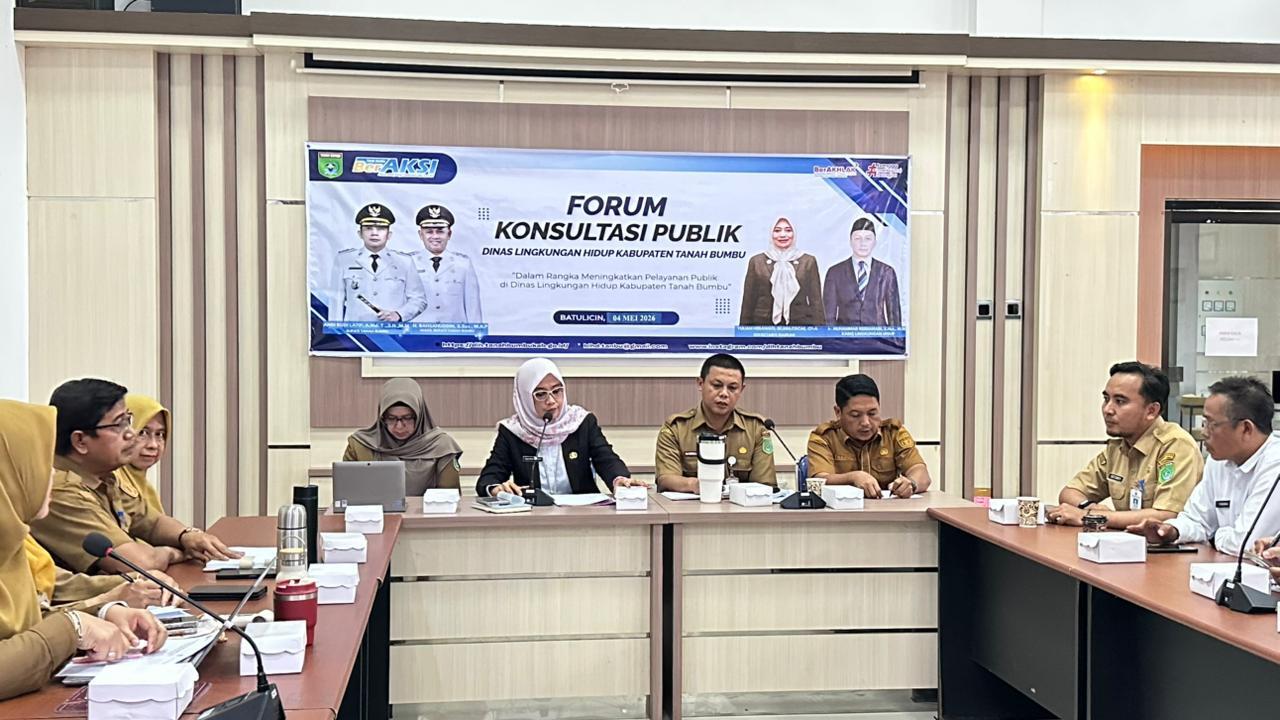 Forum Konsultasi Publik (FKP) Dinas Lingkungan Hidup Kabupaten Tanah Bumbu Tahun 2026