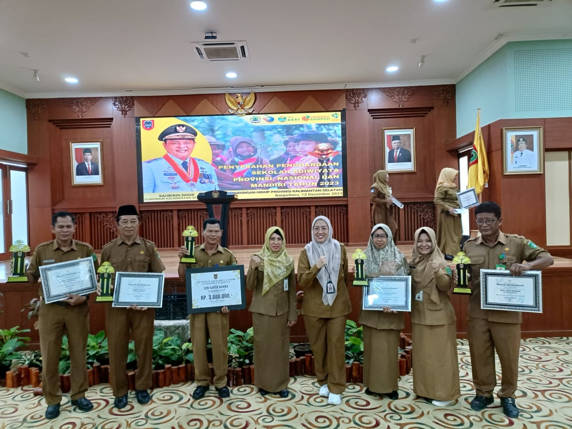Lima Sekolah di Tanah Bumbu Raih Penghargaan Adiwiyata Tingkat Provinsi