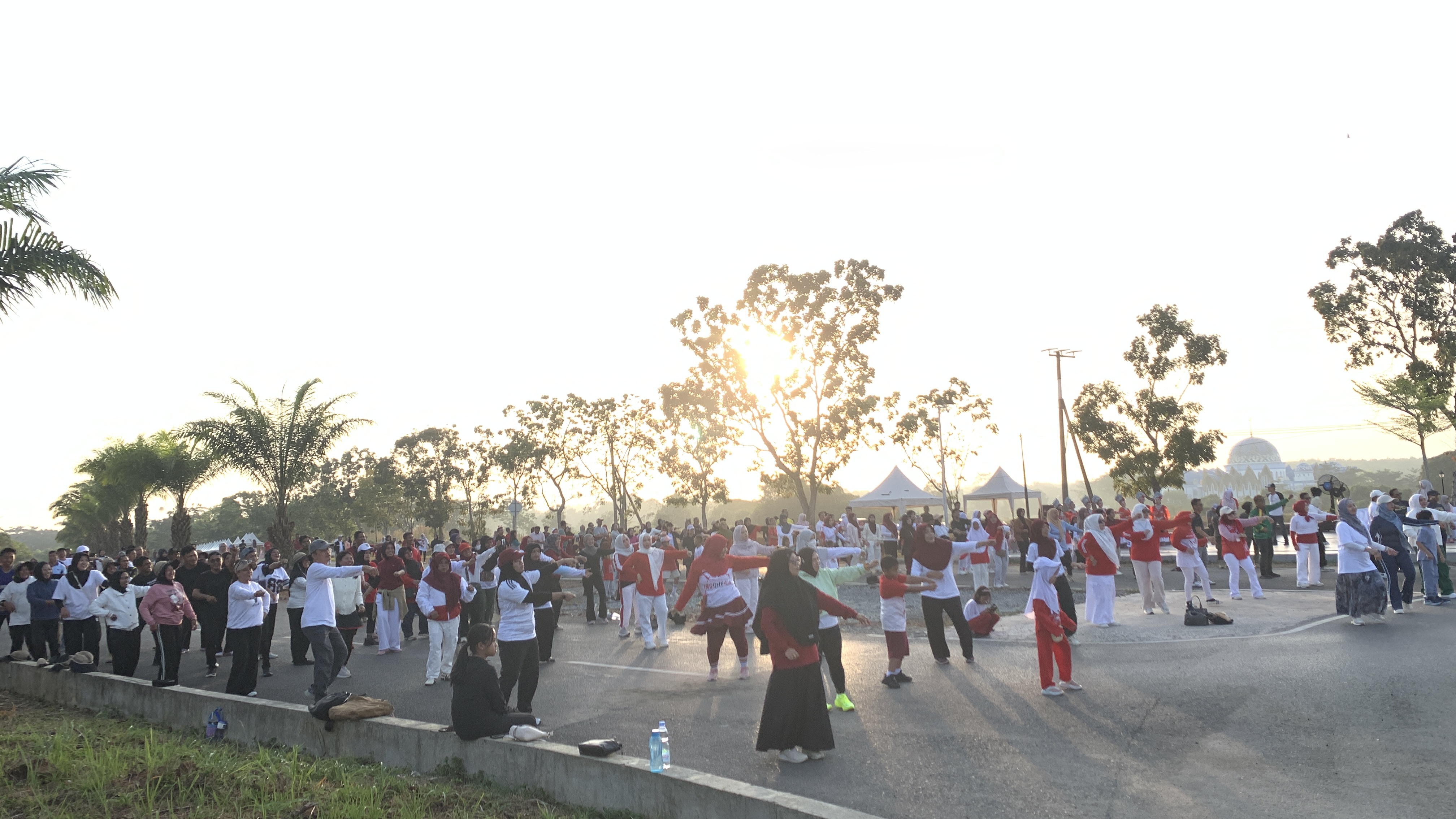 Semarak Hari Bebas Berkendara/Car Free Day (CFD) Perdana Kabupaten Tanah Bumbu