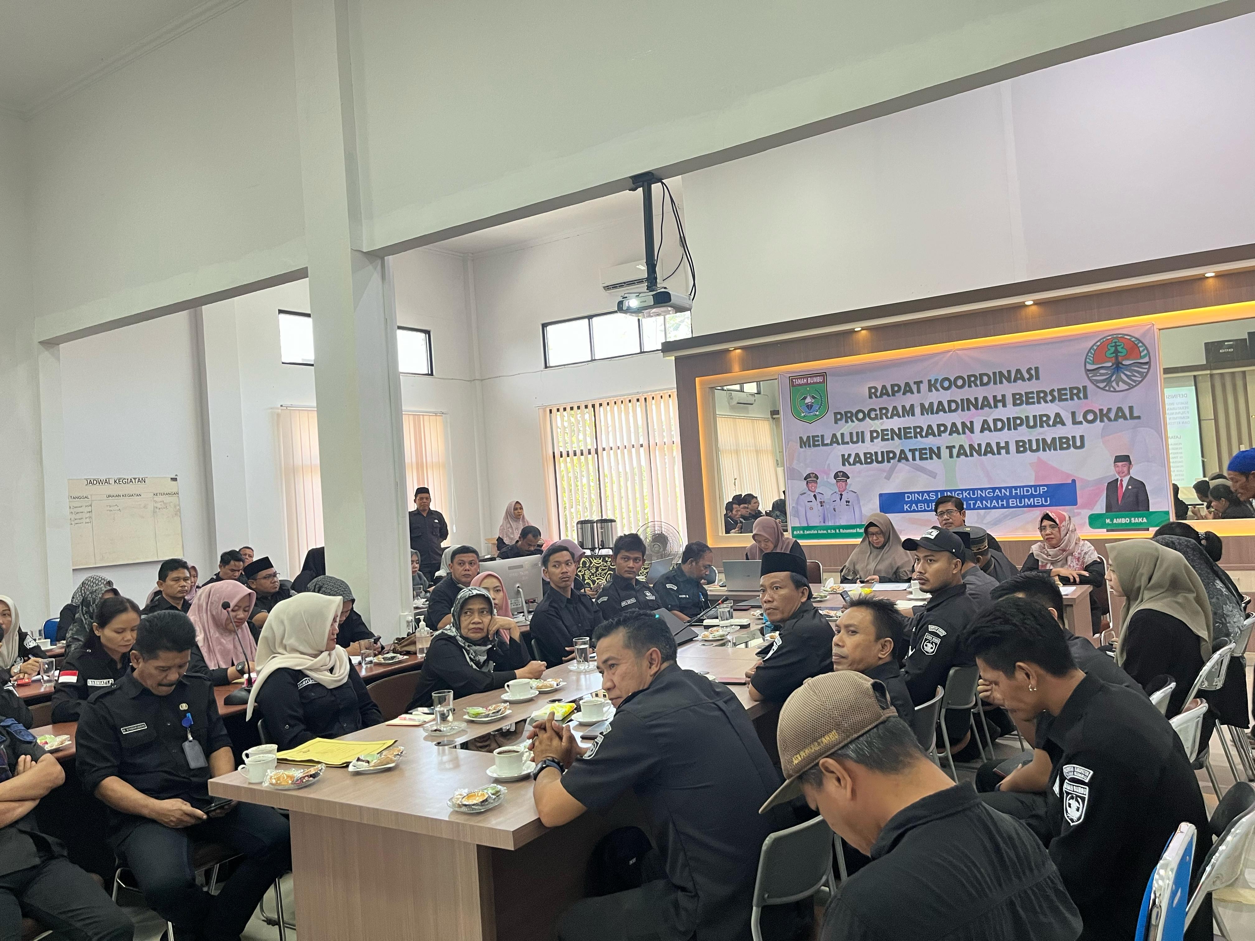 Rapat Koordinasi Program Madinah Berseri melalui Penerapan Adipura Lokal Kab. Tanah Bumbu